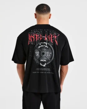 T-shirt oversize « Doberman Strength »