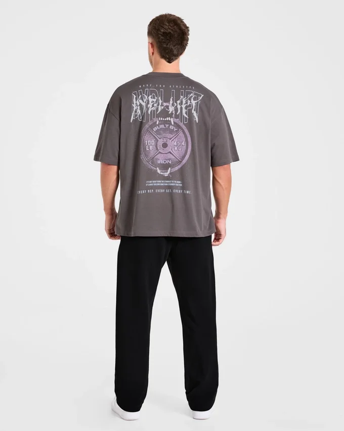 T-shirt oversize « Doberman Strength »