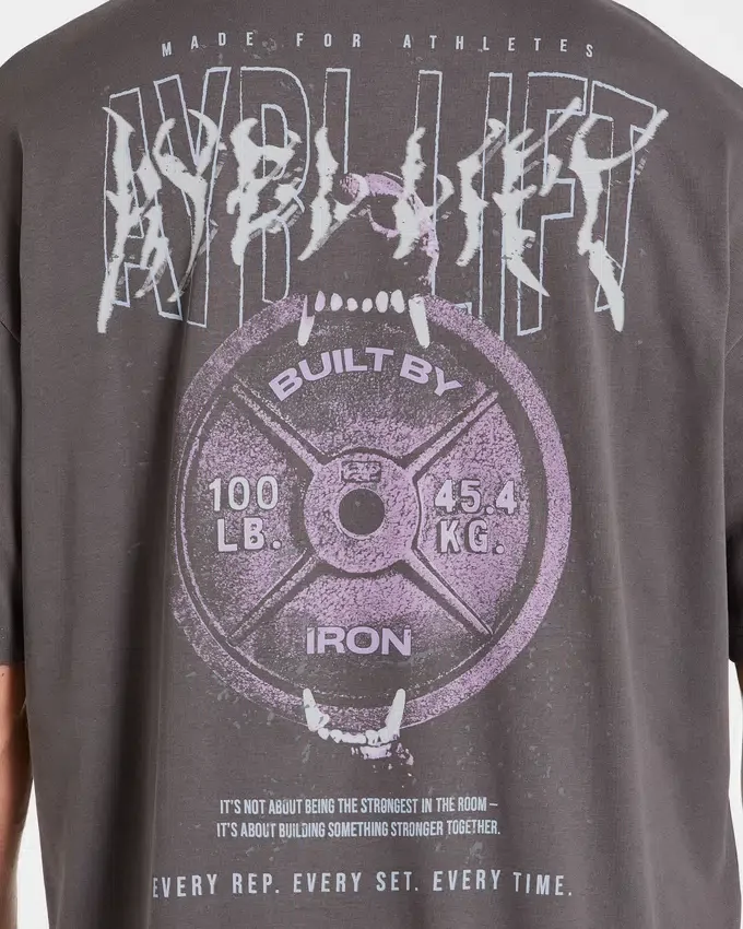 T-shirt oversize « Doberman Strength »