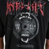 T-shirt oversize « Doberman Strength »
