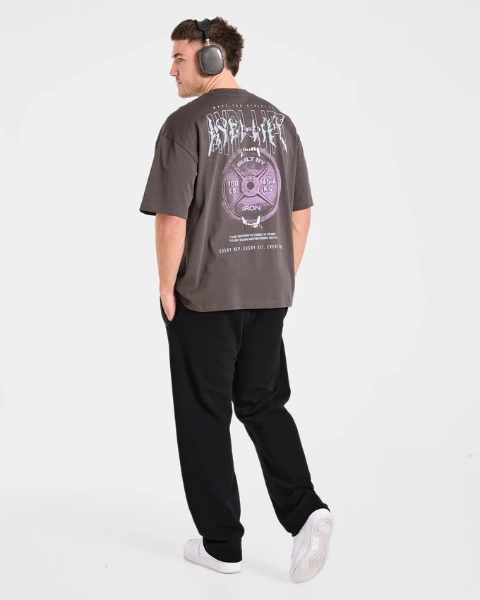 T-shirt oversize « Doberman Strength »