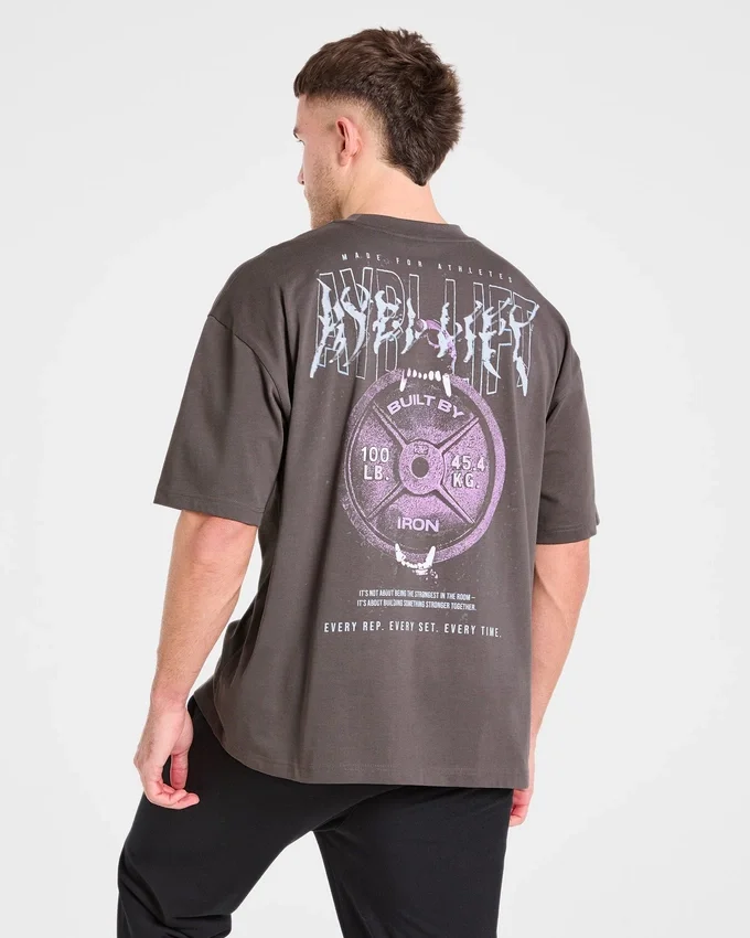 T-shirt oversize « Doberman Strength »