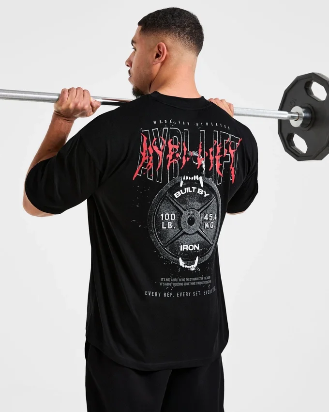 T-shirt oversize « Doberman Strength »