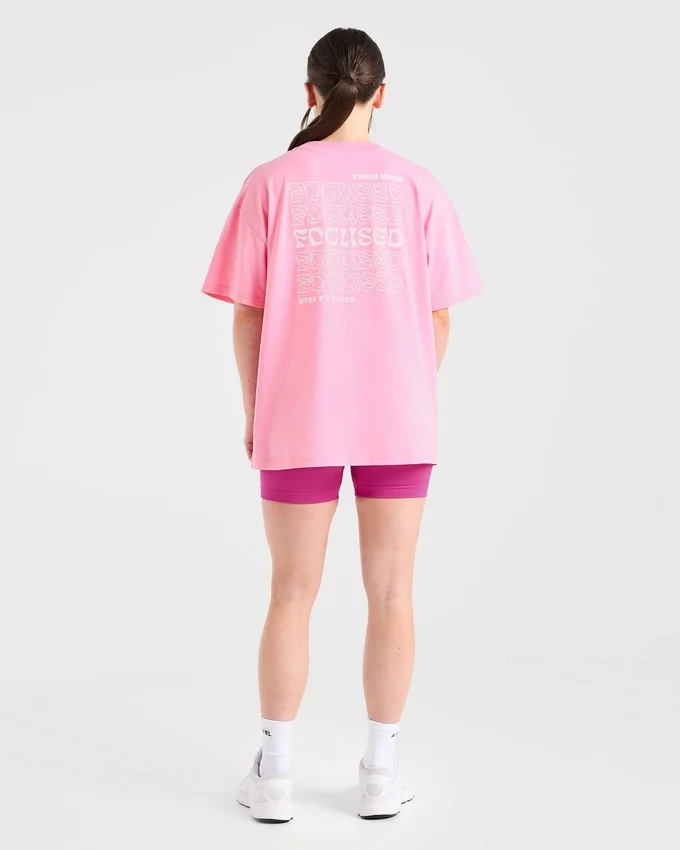 T-shirt oversize Focused Wavy