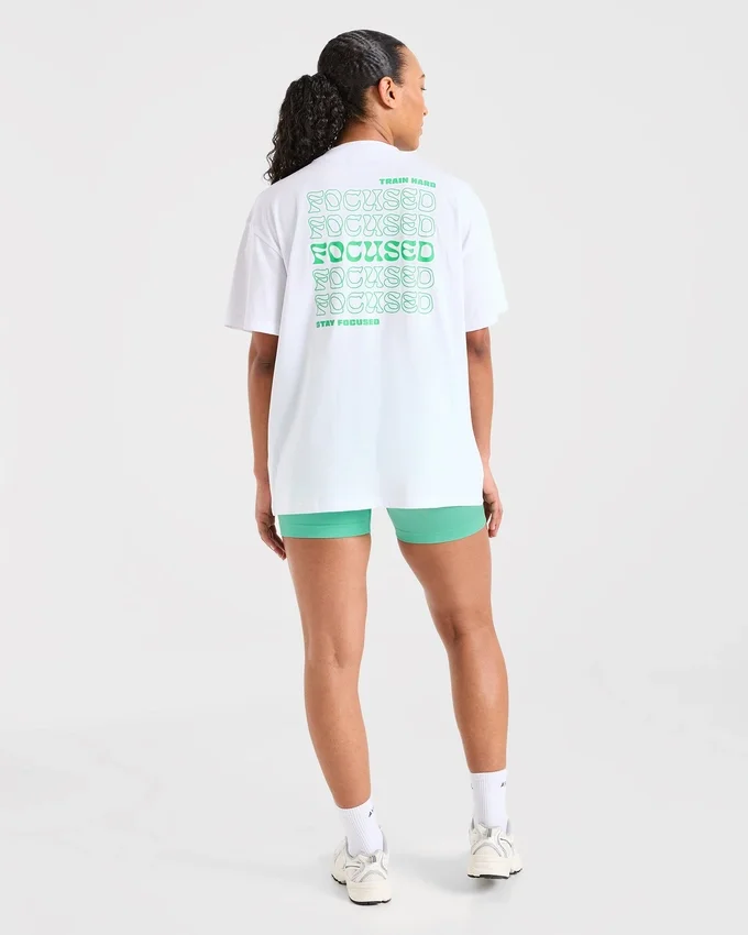 T-shirt oversize Focused Wavy