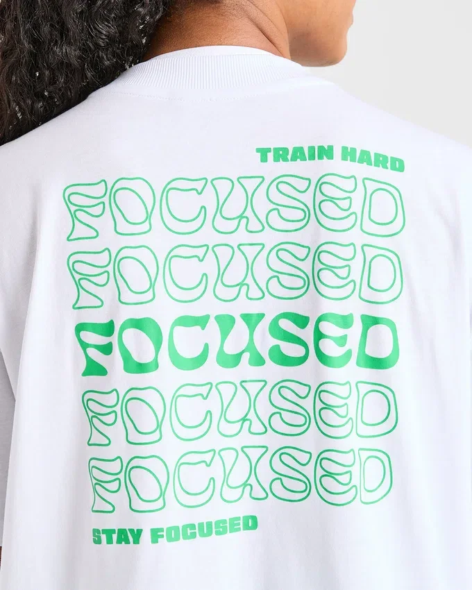T-shirt oversize Focused Wavy
