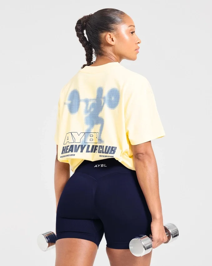 T-shirt oversize Heavy Lift Club