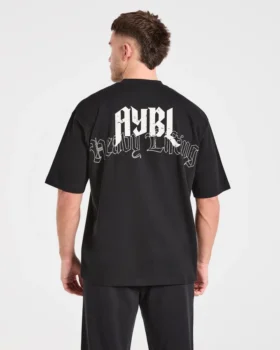 T-shirt oversize « Heavy Lifting Gothic »