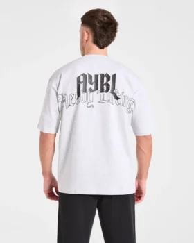 T-shirt oversize « Heavy Lifting Gothic »