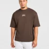 T-shirt oversize « Heavy Lifting Gothic »