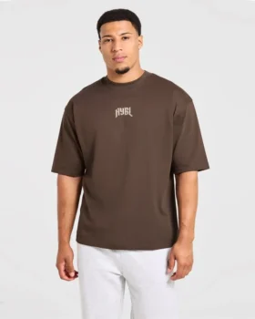 T-shirt oversize « Heavy Lifting Gothic »