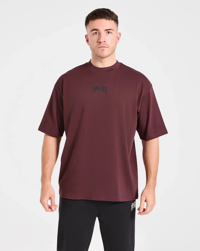 T-shirt oversize « Heavy Lifting Gothic »