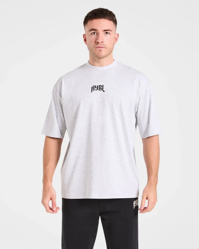 T-shirt oversize « Heavy Lifting Gothic »