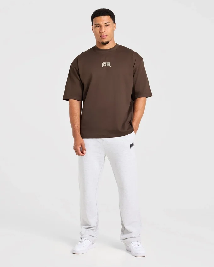 T-shirt oversize « Heavy Lifting Gothic »