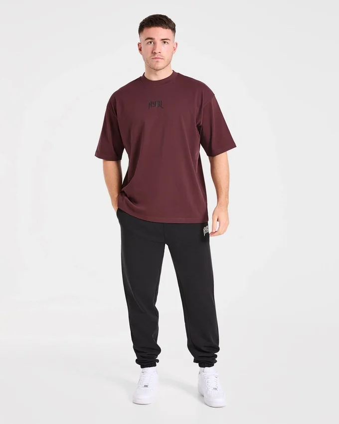 T-shirt oversize « Heavy Lifting Gothic »
