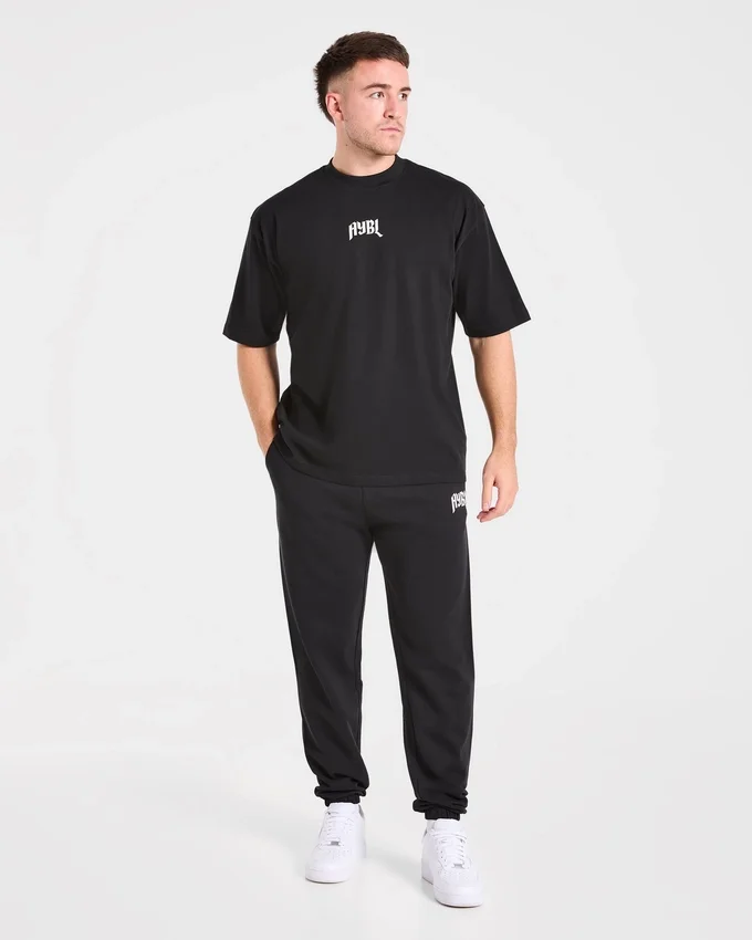 T-shirt oversize « Heavy Lifting Gothic »