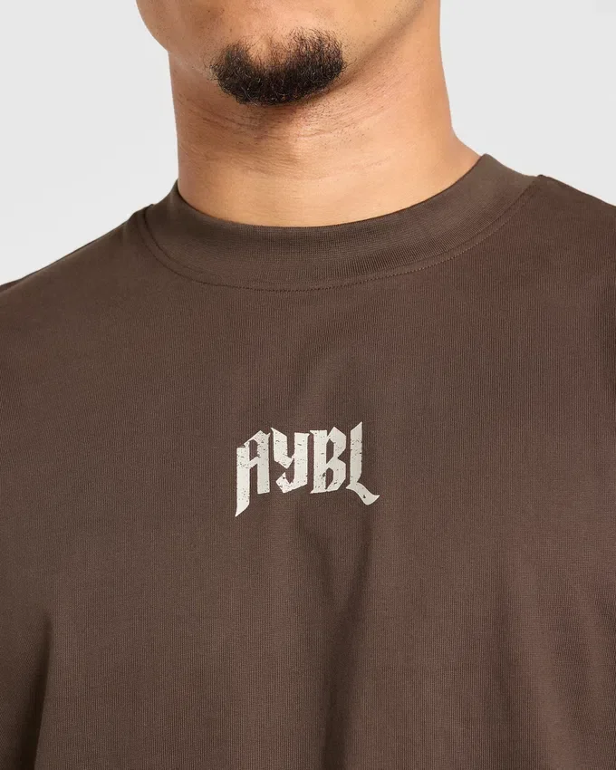 T-shirt oversize « Heavy Lifting Gothic »