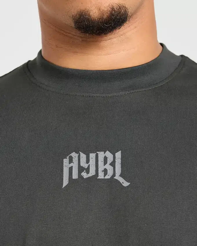T-shirt oversize « Heavy Lifting Gothic »