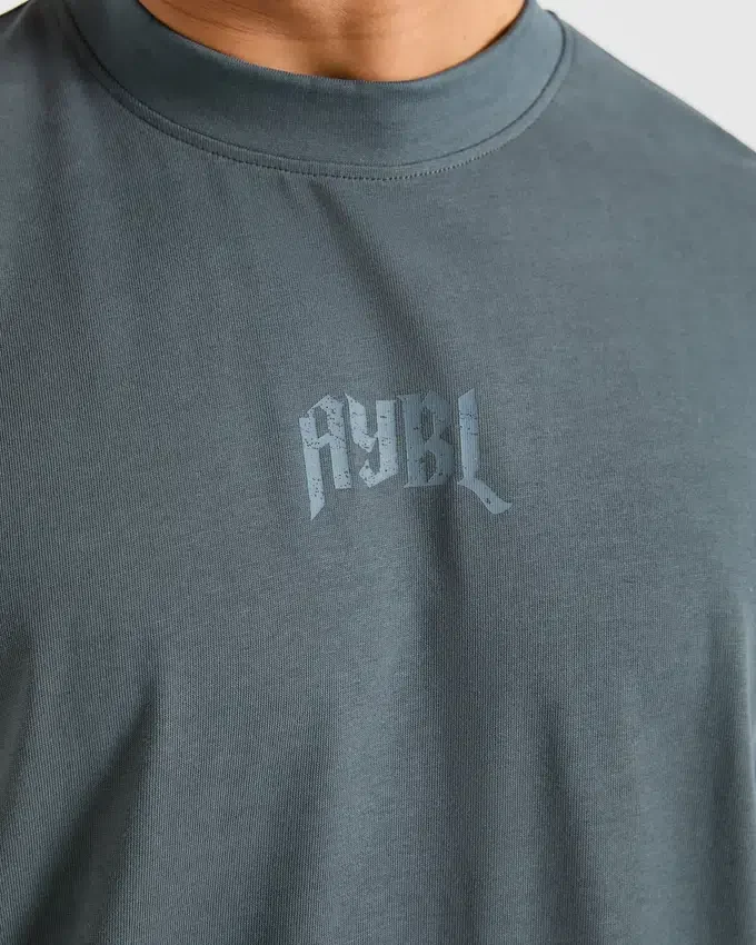 T-shirt oversize « Heavy Lifting Gothic »