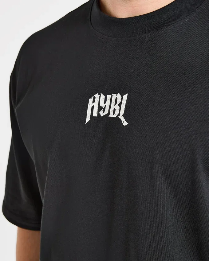 T-shirt oversize « Heavy Lifting Gothic »