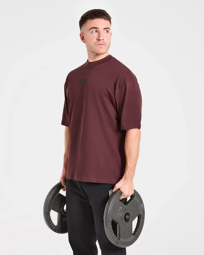 T-shirt oversize « Heavy Lifting Gothic »
