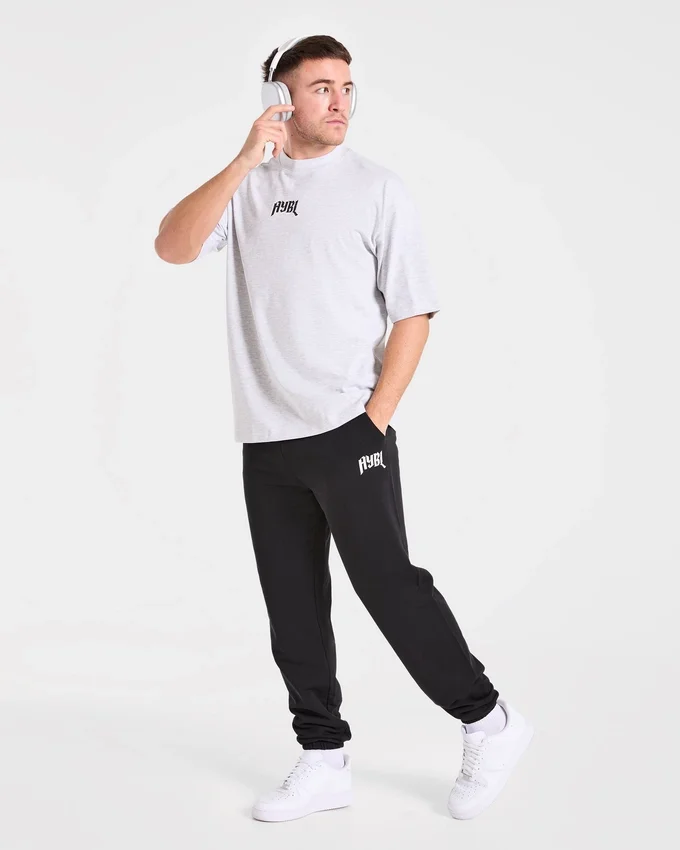T-shirt oversize « Heavy Lifting Gothic »