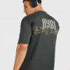 T-shirt oversize « Heavy Lifting Gothic »