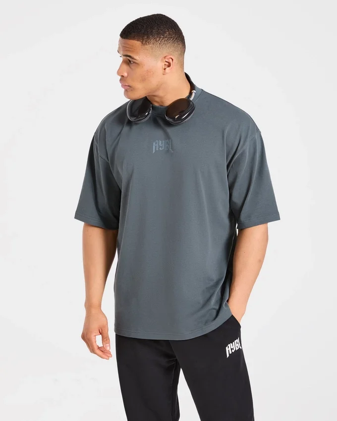 T-shirt oversize « Heavy Lifting Gothic »