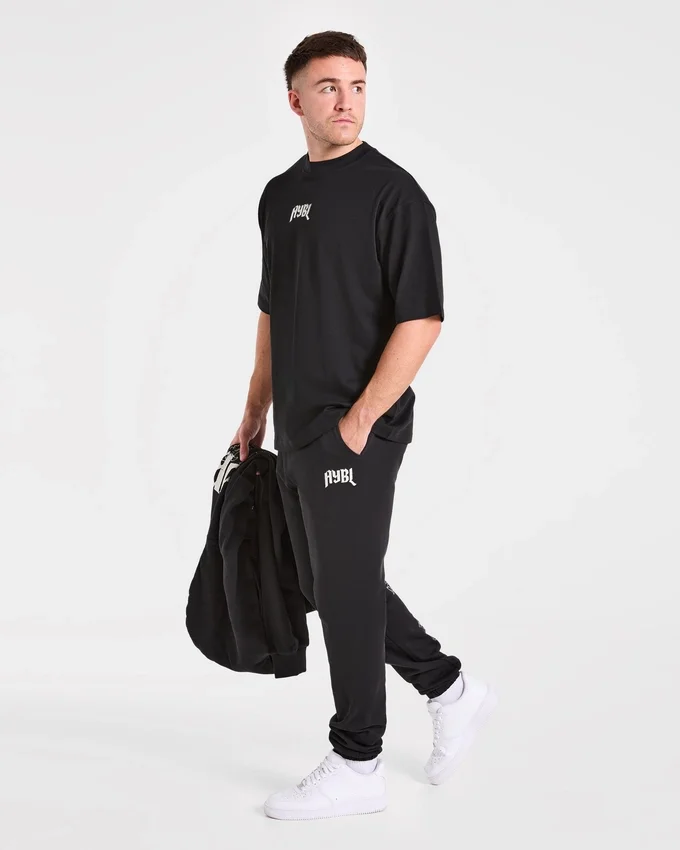 T-shirt oversize « Heavy Lifting Gothic »