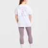 T-shirt oversize à imprimé « Strong Women »