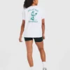 T-shirt oversize à imprimé « Strong Women »