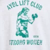 T-shirt oversize à imprimé « Strong Women »
