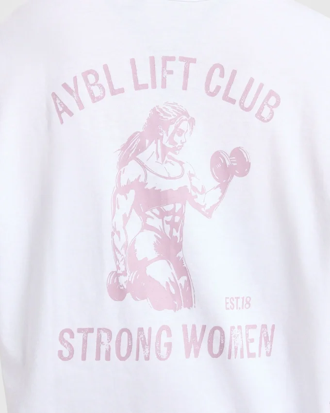 T-shirt oversize à imprimé « Strong Women »