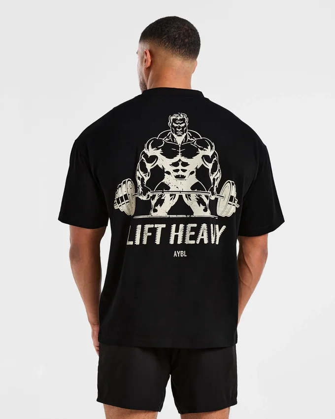 T-shirt oversize Lift Heavy