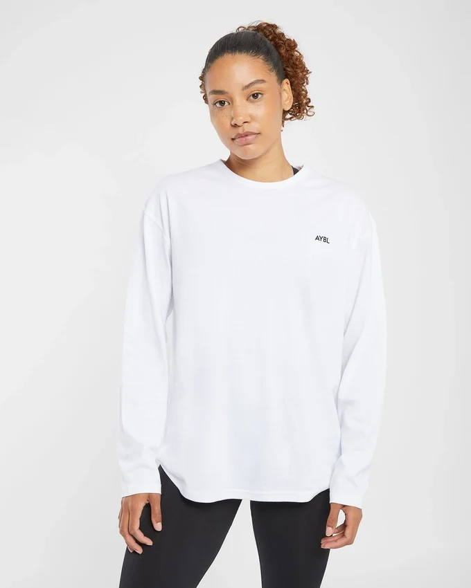T-shirt oversize à manches longues Essential