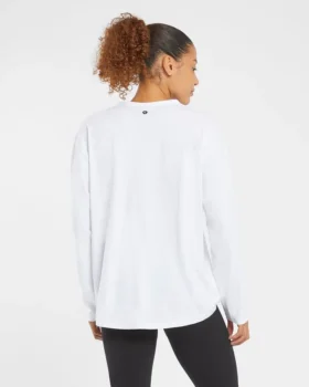T-shirt oversize à manches longues Essential