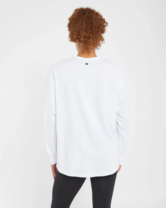 T-shirt oversize à manches longues Essential