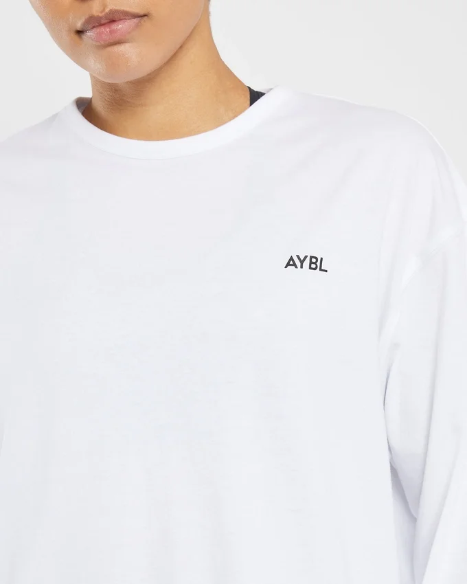 T-shirt oversize à manches longues Essential