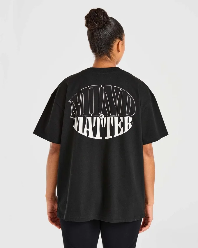 T-shirt oversize « Mind Over Matter »