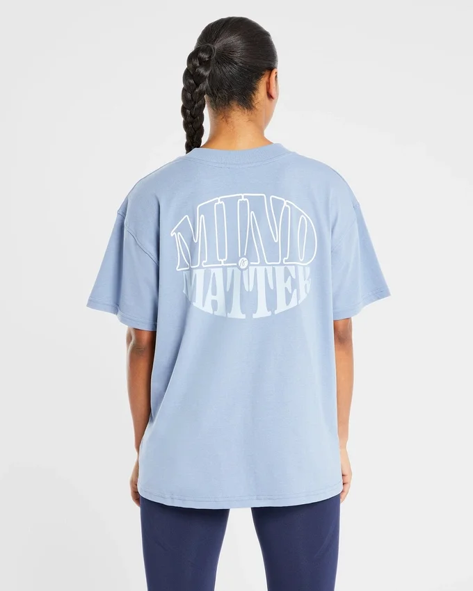 T-shirt oversize « Mind Over Matter »