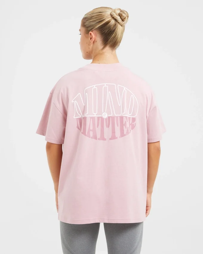 T-shirt oversize « Mind Over Matter »