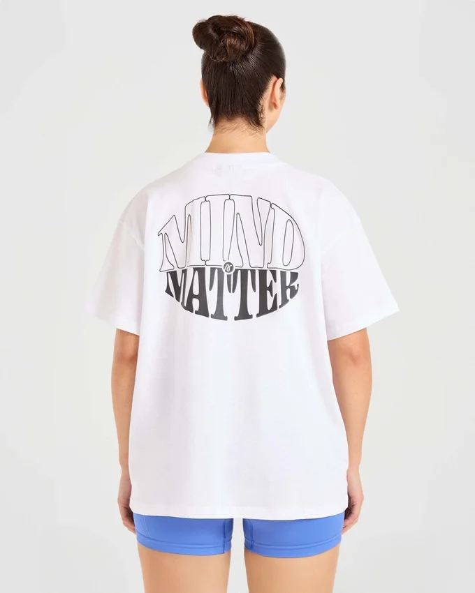 T-shirt oversize « Mind Over Matter »