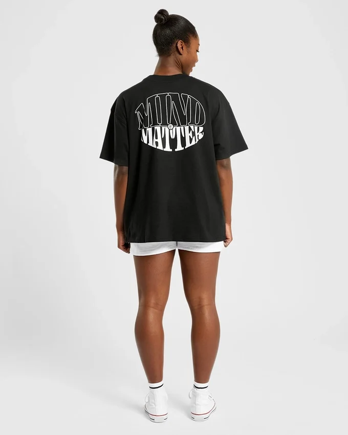 T-shirt oversize « Mind Over Matter »
