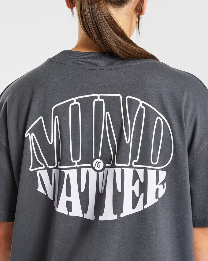 T-shirt oversize « Mind Over Matter »