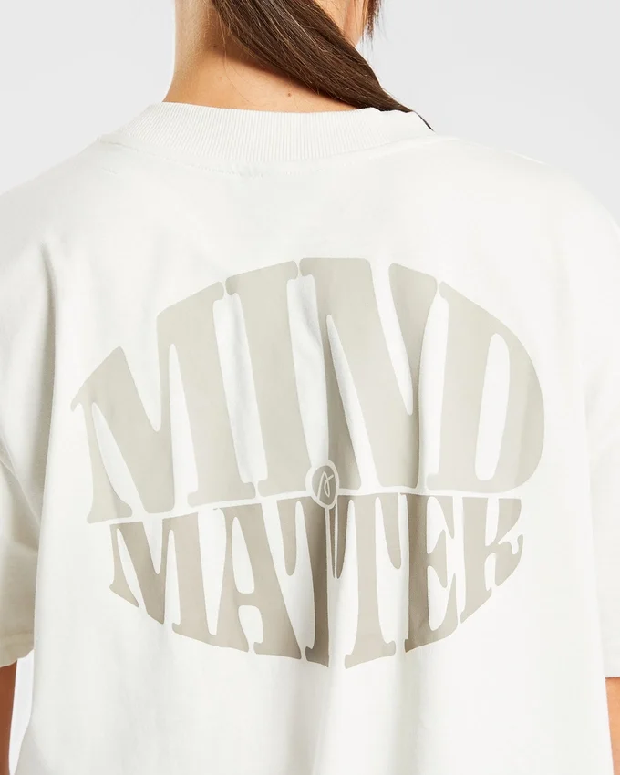 T-shirt oversize « Mind Over Matter »