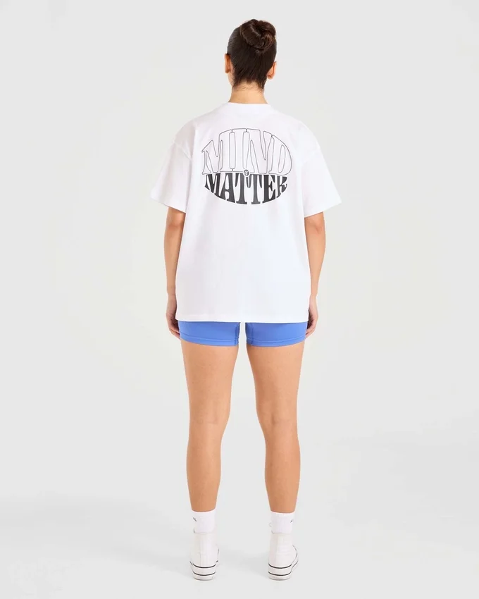 T-shirt oversize « Mind Over Matter »
