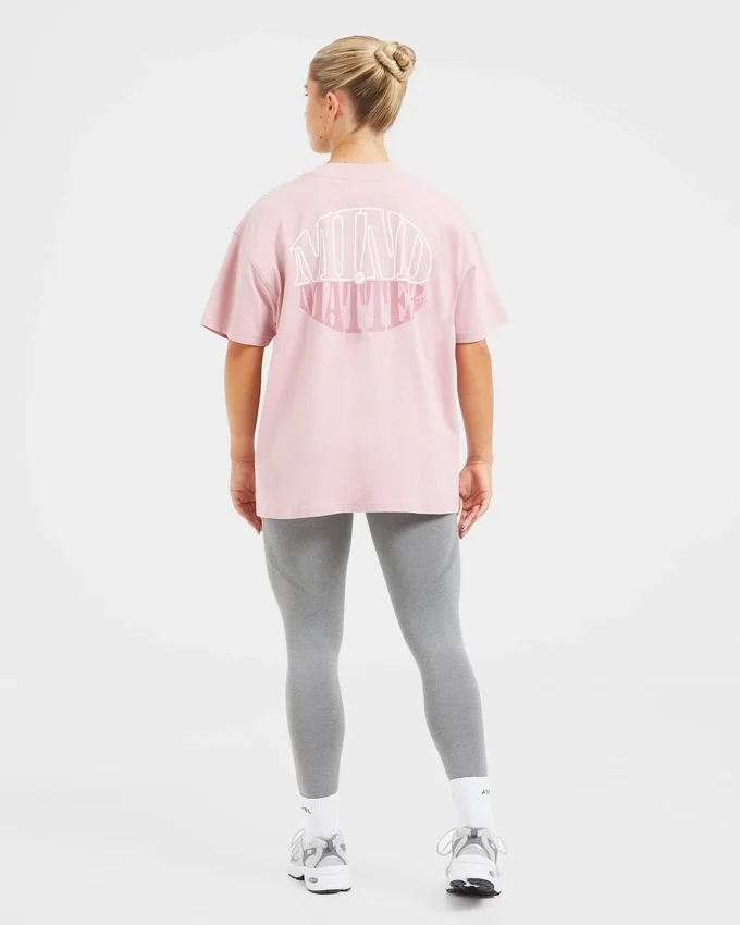 T-shirt oversize « Mind Over Matter »