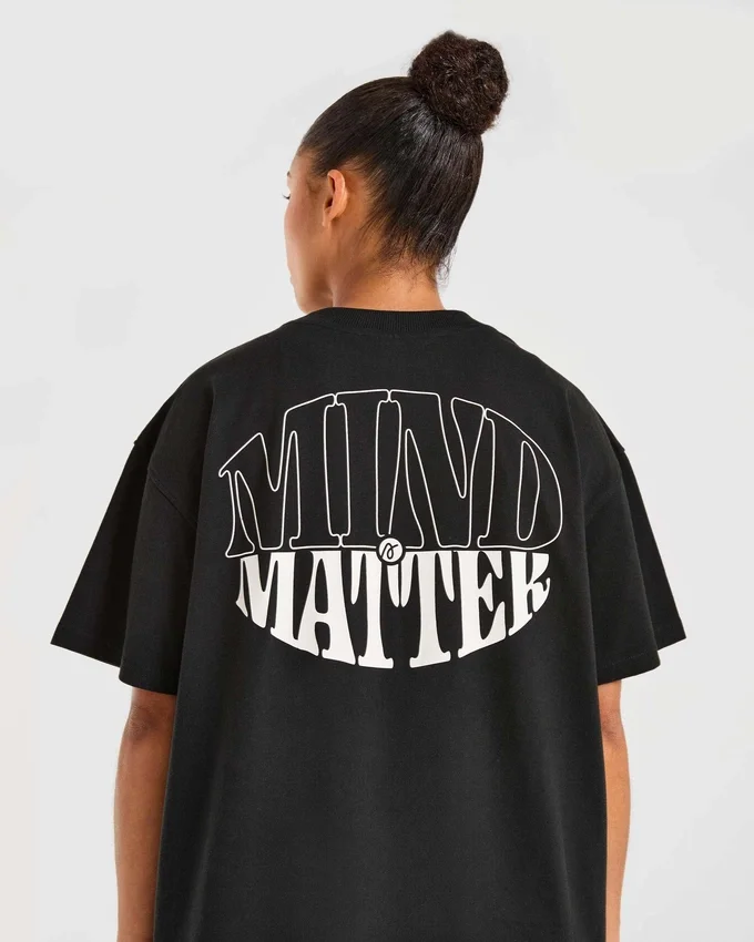 T-shirt oversize « Mind Over Matter »