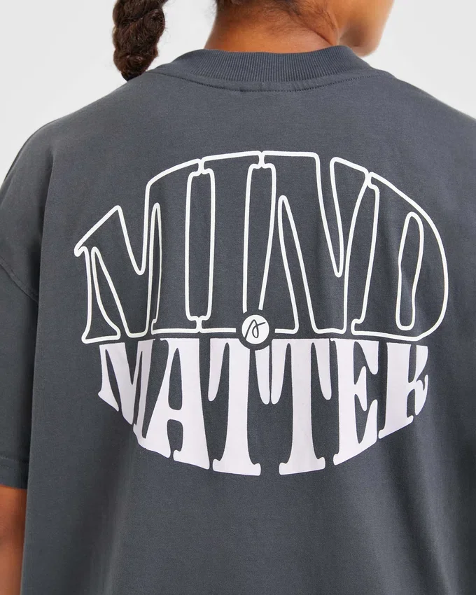 T-shirt oversize « Mind Over Matter »
