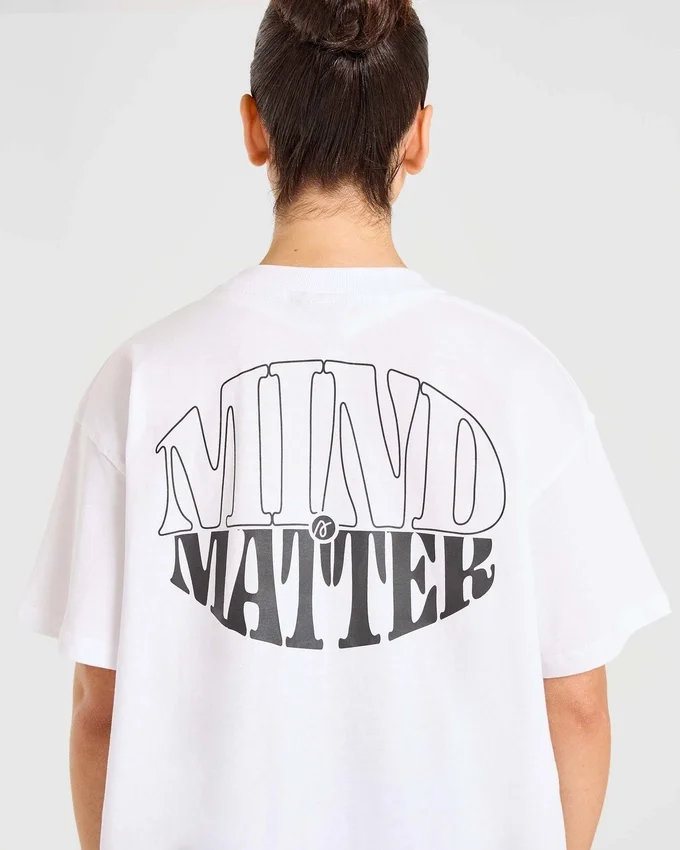 T-shirt oversize « Mind Over Matter »